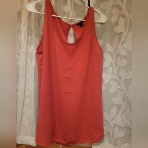 Ann Taylor Coral V-Neck Blouse
